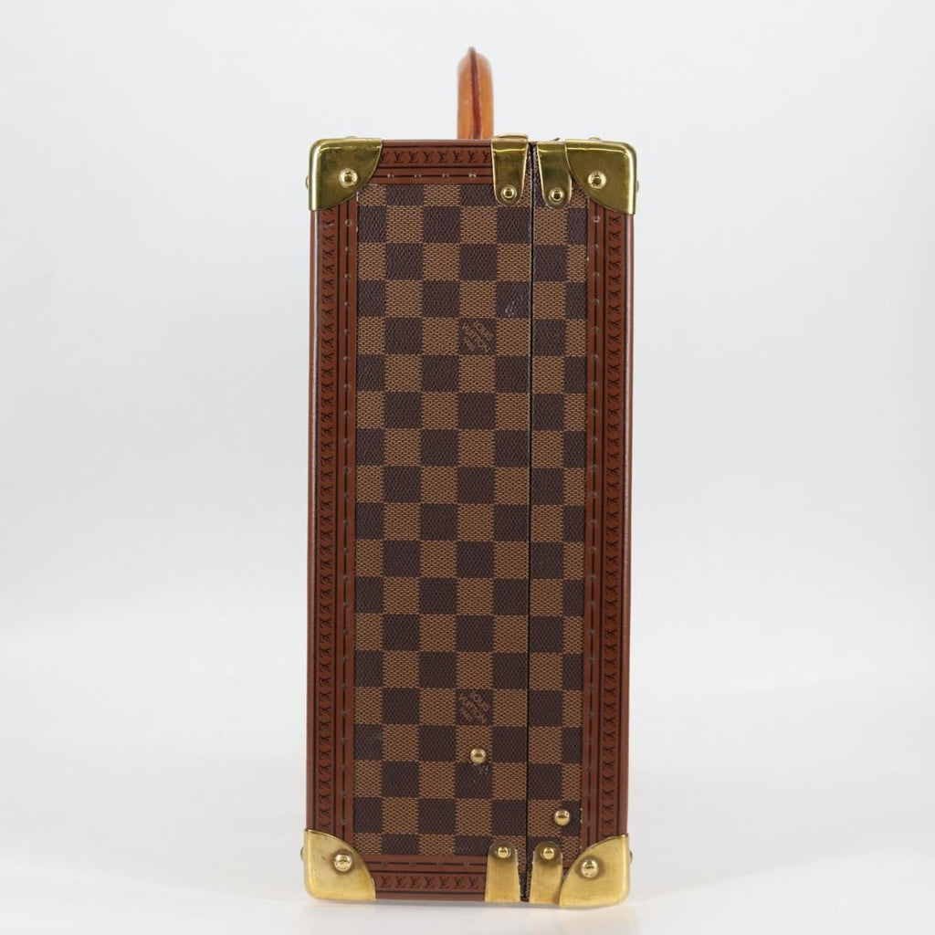 Louis Vuitton Cotteville Trunk Monogram Canvas Brown Canvas Bag