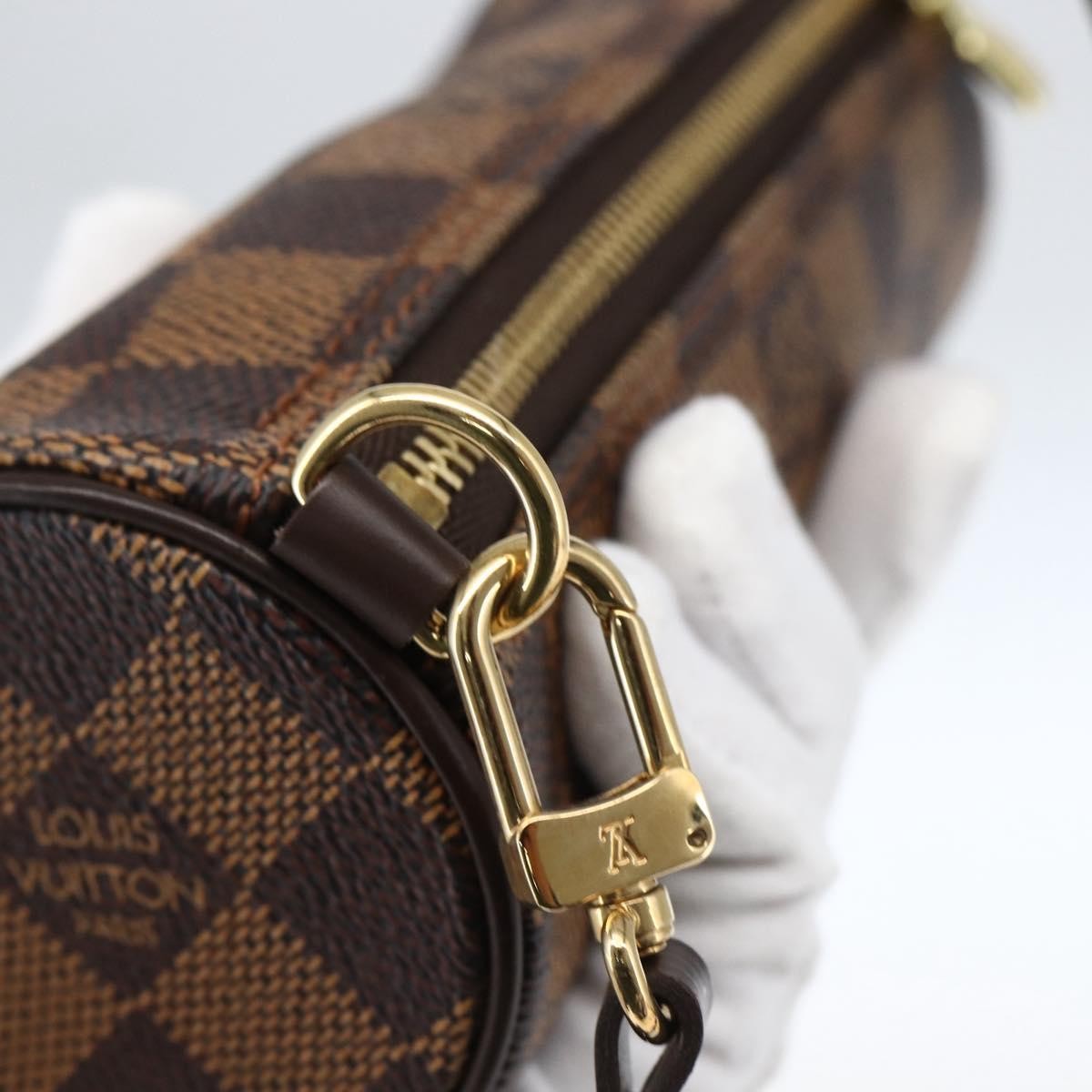 Louis Vuitton Papillon Pochette Damier Brown Canvas Clutche & Pouche Bag