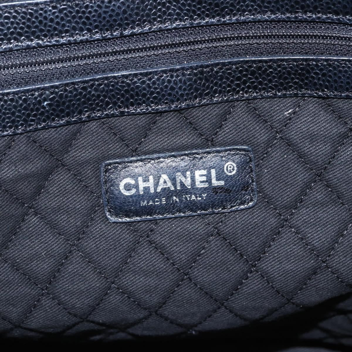 Chanel Optic Coco Bowler Bag Printed Coated Canvas With Caviar Black Pvc Travel Bag Bag