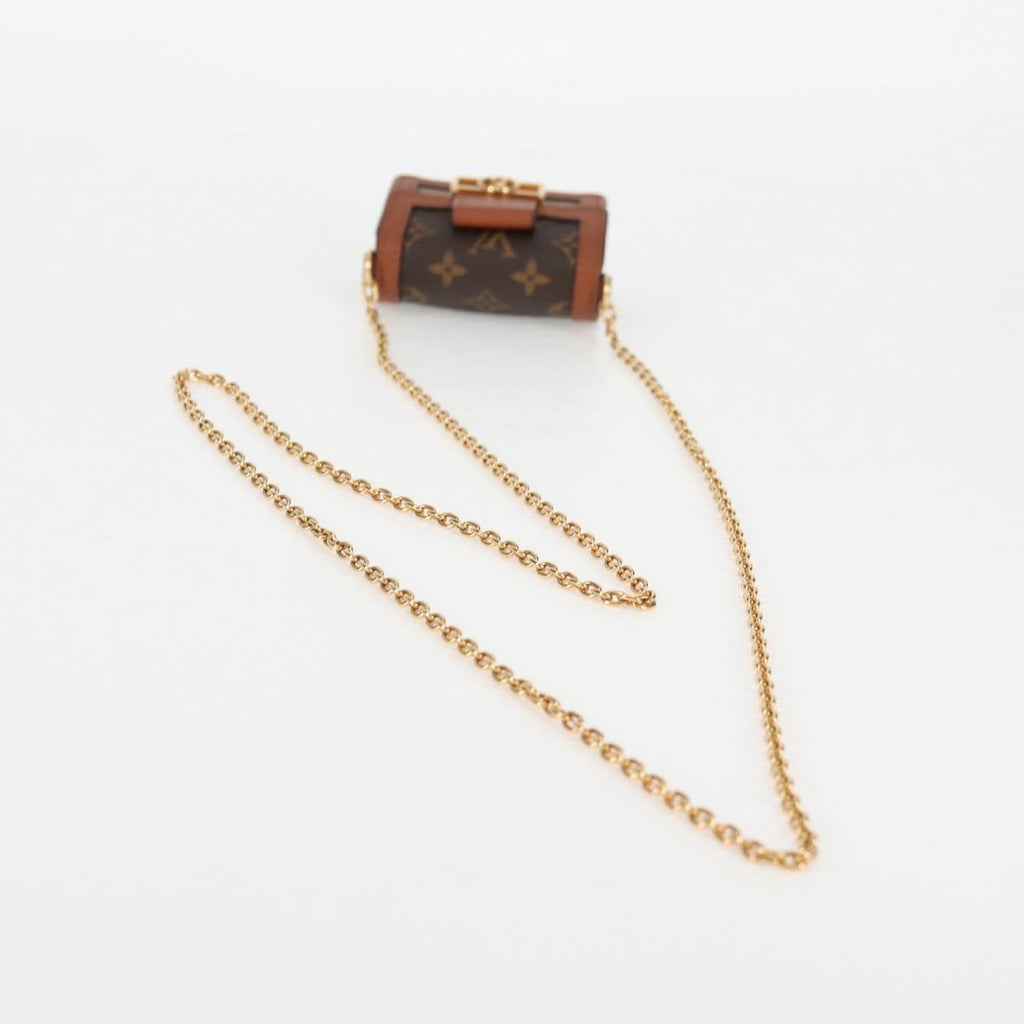 Louis Vuitton Dauphine Shoulder Bag Reverse Monogram Canvas Brown Canvas Clutche & Pouche Bag