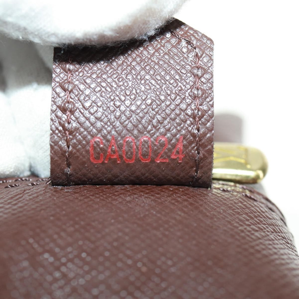 Louis Vuitton Trousse Toilette Damier Canvas Brown Canvas Clutche & Pouche Bag