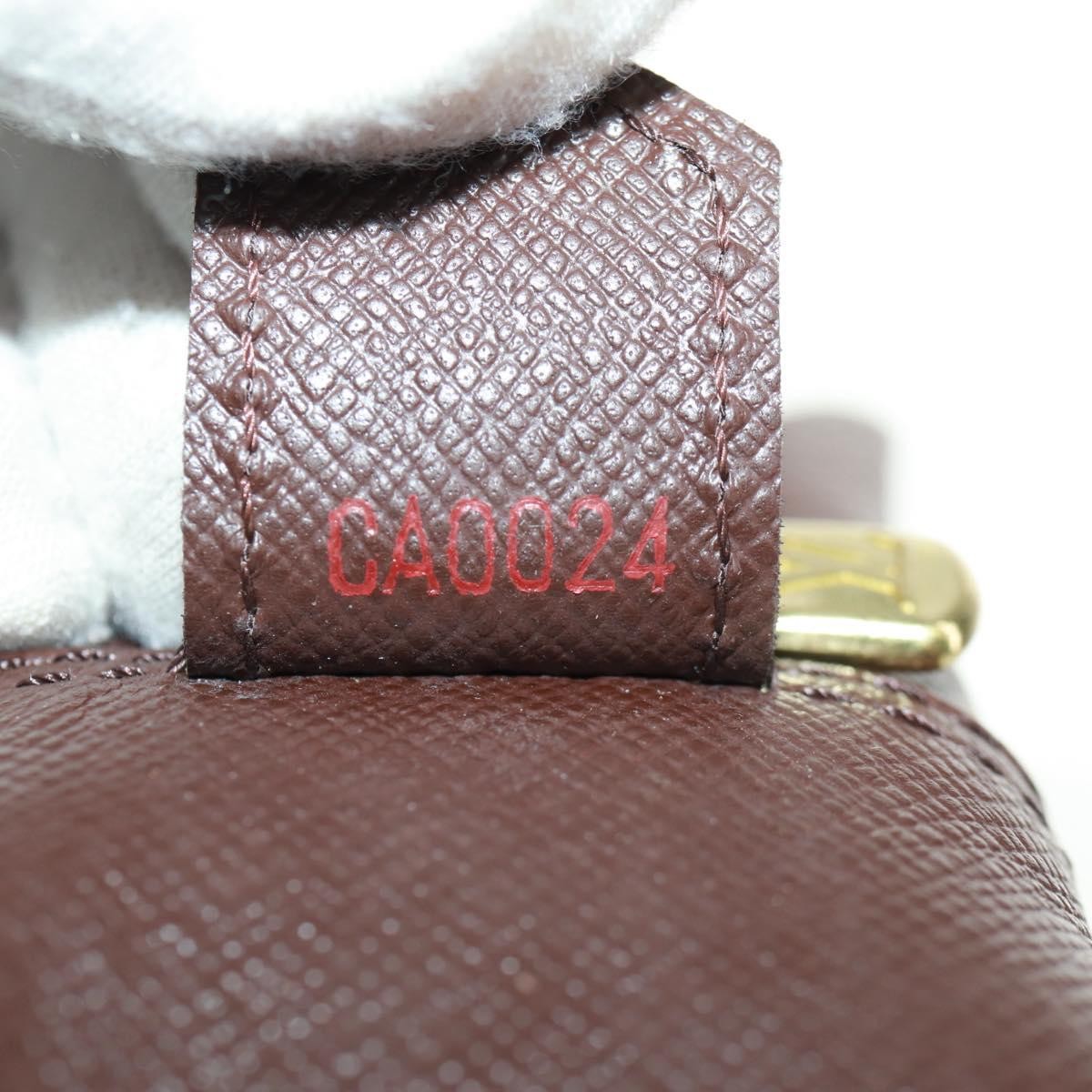 Louis Vuitton Trousse Toilette Damier Canvas Brown Canvas Clutche & Pouche Bag