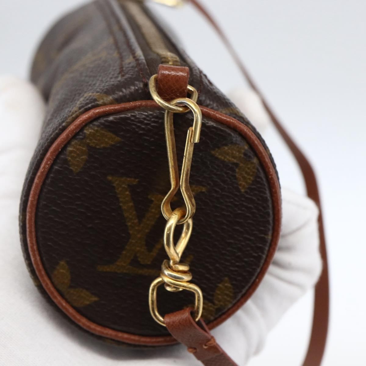 Louis Vuitton Papillon Pochette Monogram Canvas Brown Canvas Clutche & Pouche Bag