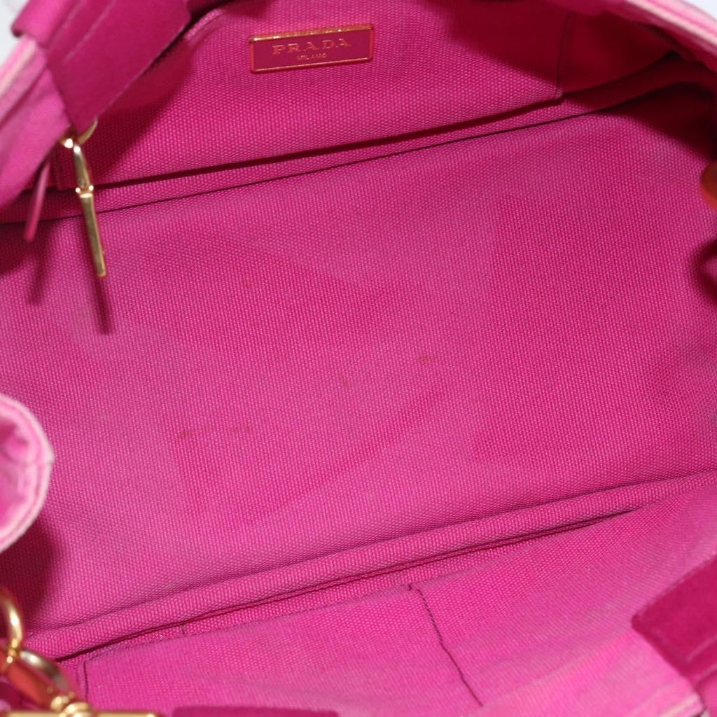 Prada Canapa Convertible Tote Canvas Pink Canvas Tote Bag Bag