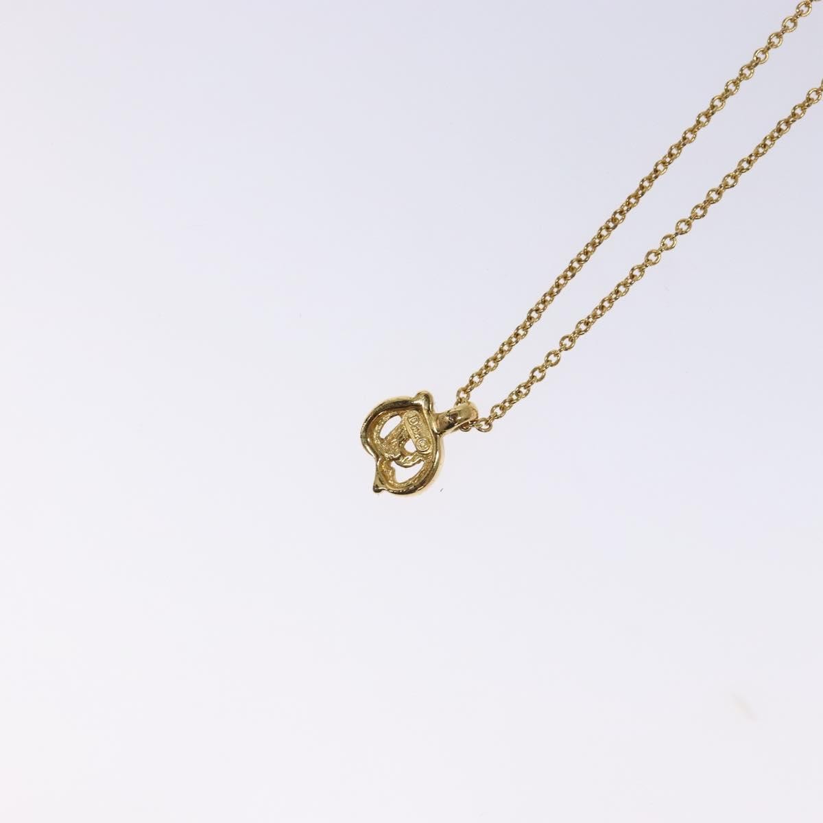 Christian Dior Cd Pendant Necklace Metal Gold Metal Necklace Jewelry (Pre-Owned)