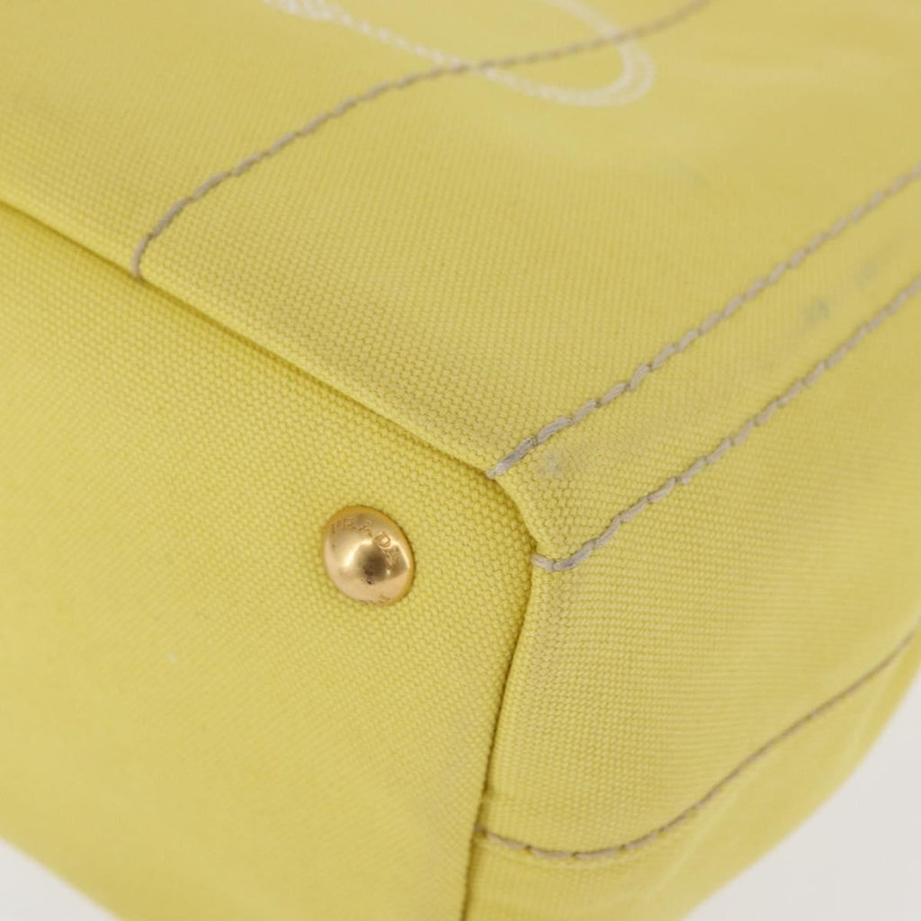 Prada Canapa Convertible Tote Canvas Gold Canvas Tote Bag Bag