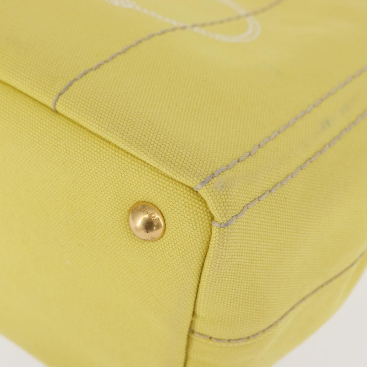 Prada Canapa Convertible Tote Canvas Gold Canvas Tote Bag Bag