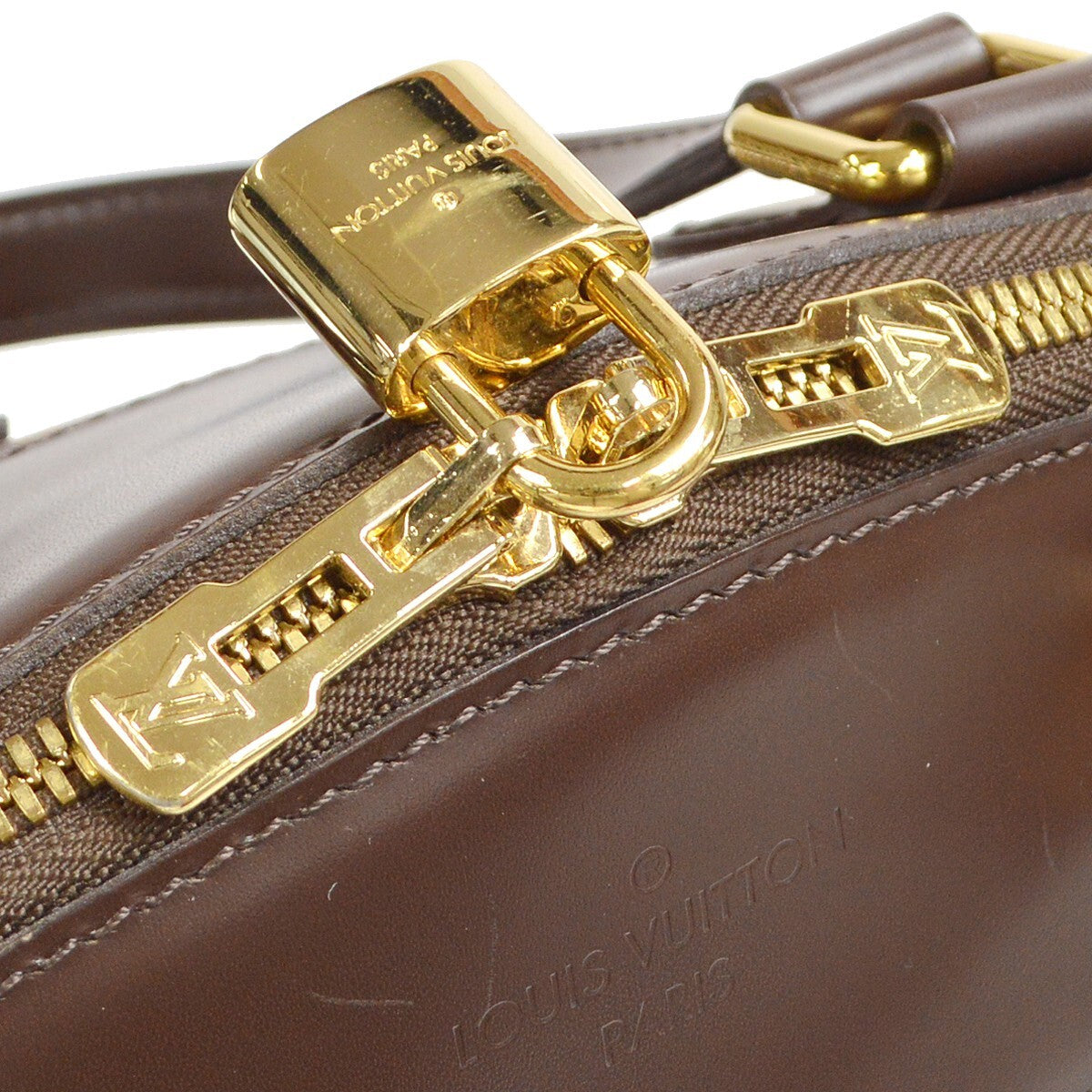 Louis Vuitton Verona Handbag Damier Brown Canvas Shoulder Bag
