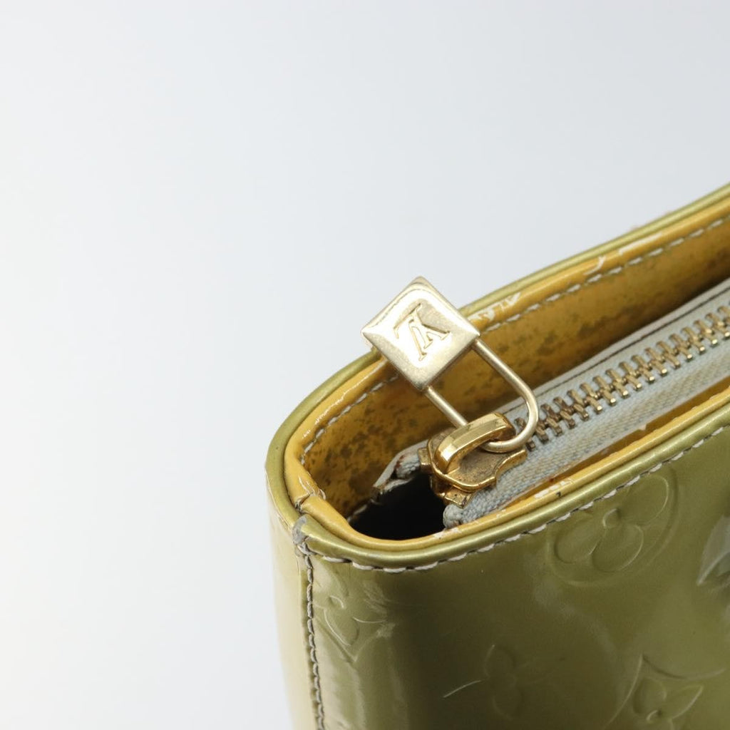 Louis Vuitton Houston Handbag Monogram Vernis Gray Patent_Leather Handbag