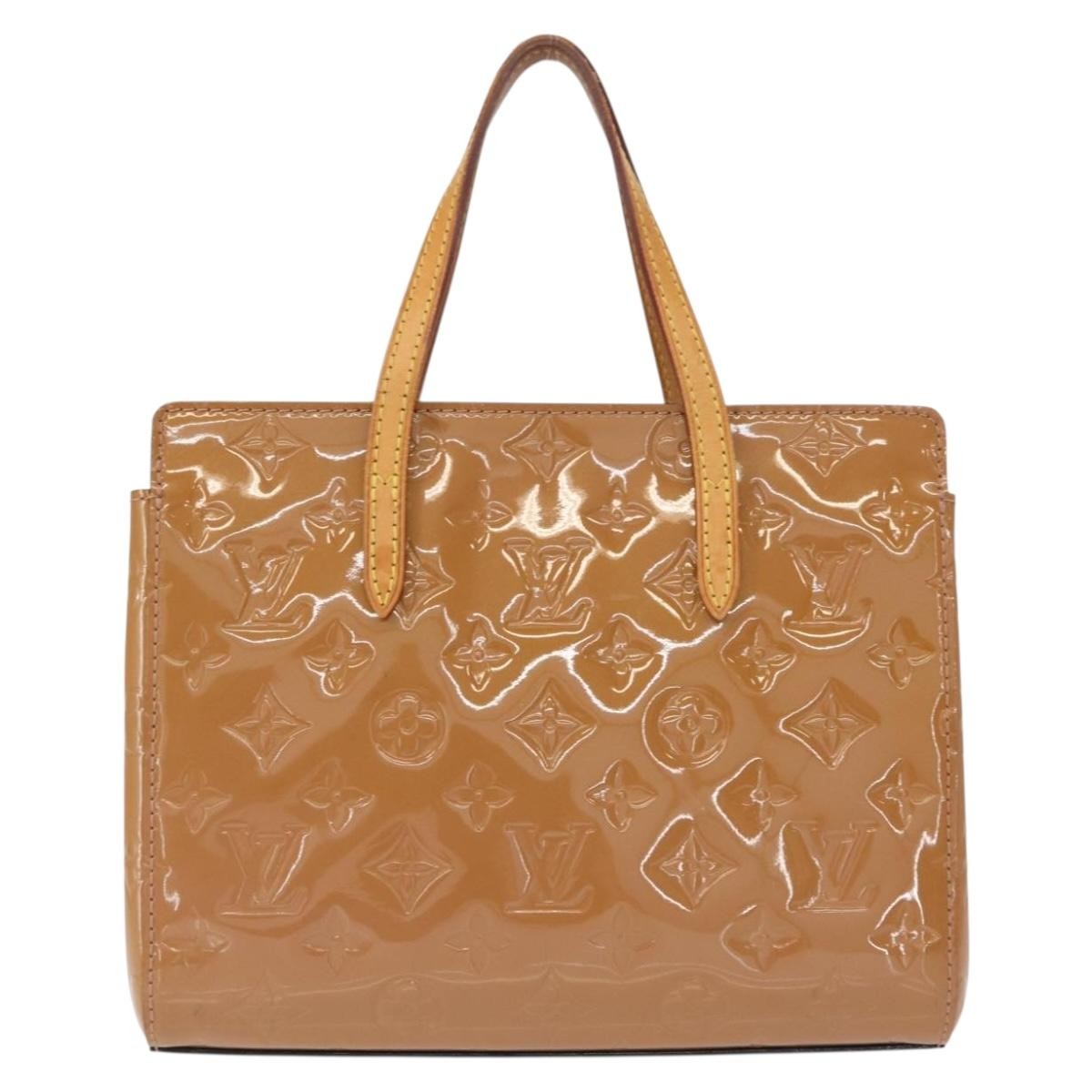 Louis Vuitton Catalina Handbag Monogram Vernis Pink Patent_Leather Handbag