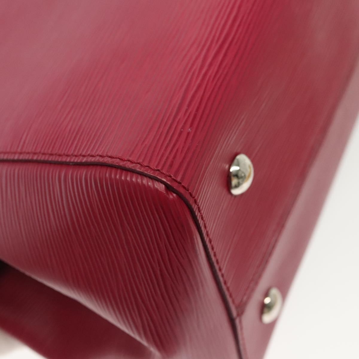 Louis Vuitton Marly Handbag Epi Leather Pink Leather Bag