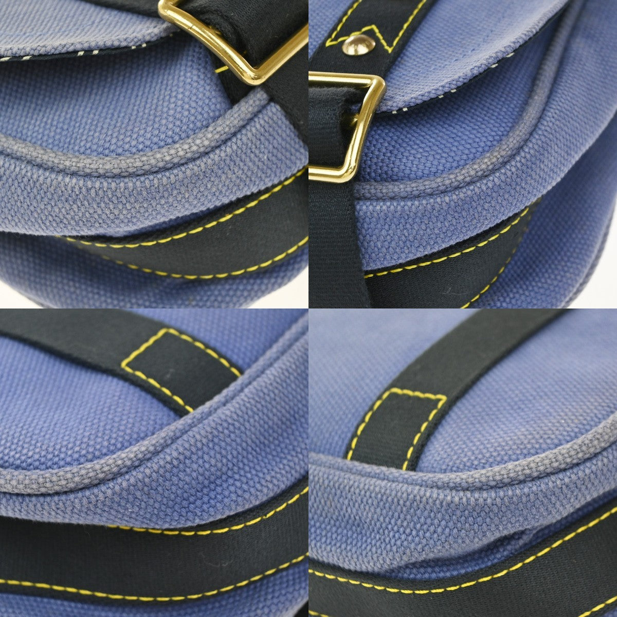 Louis Vuitton Antigua Besace Messenger Bag Canvas Blue Canvas Shoulder Bag
