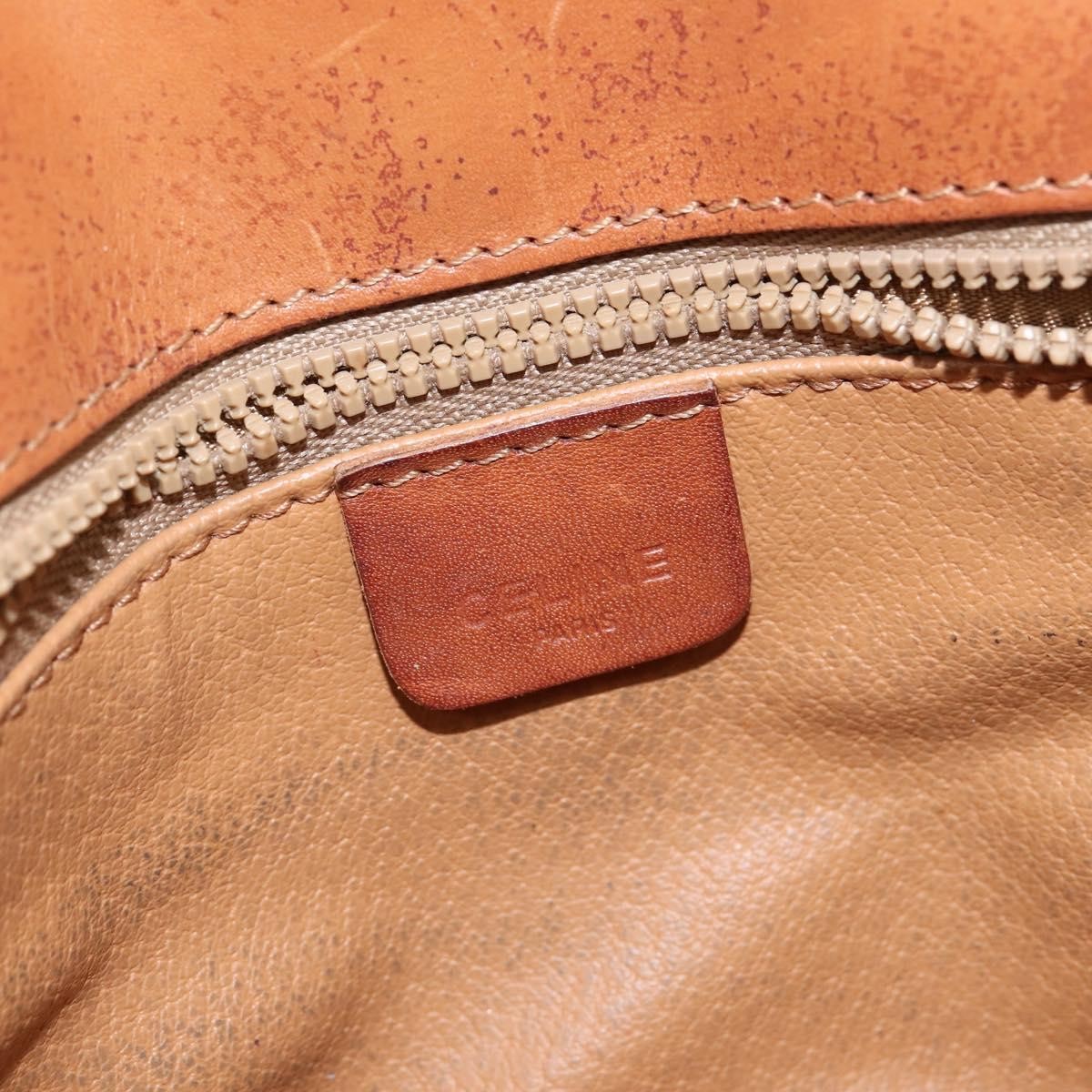 Celine Macadam Shoulder Bag Pvc Leather Brown Pvc Shoulder Bag Bag