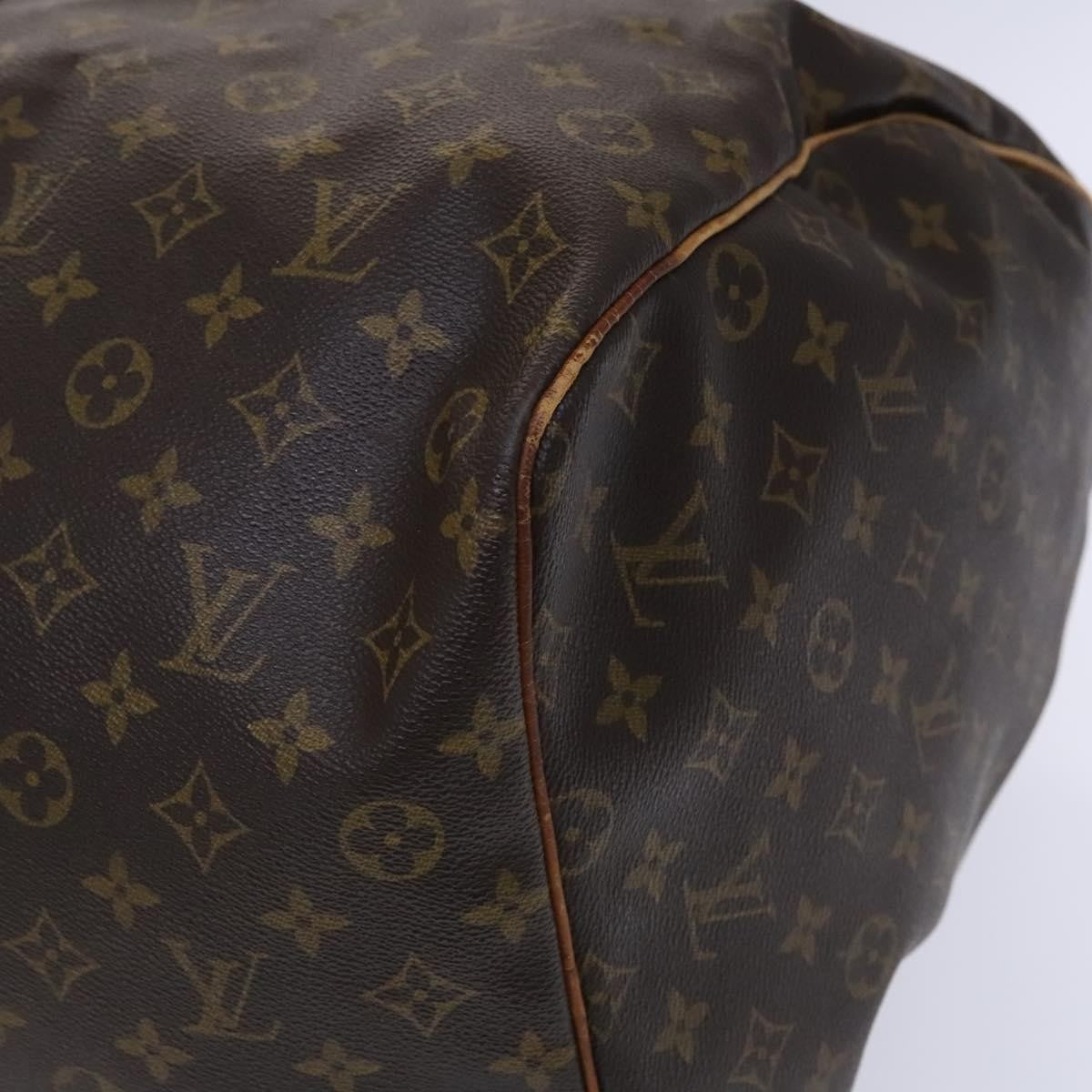 Louis Vuitton Keepall Bag Monogram Canvas Brown Canvas Travel Bag