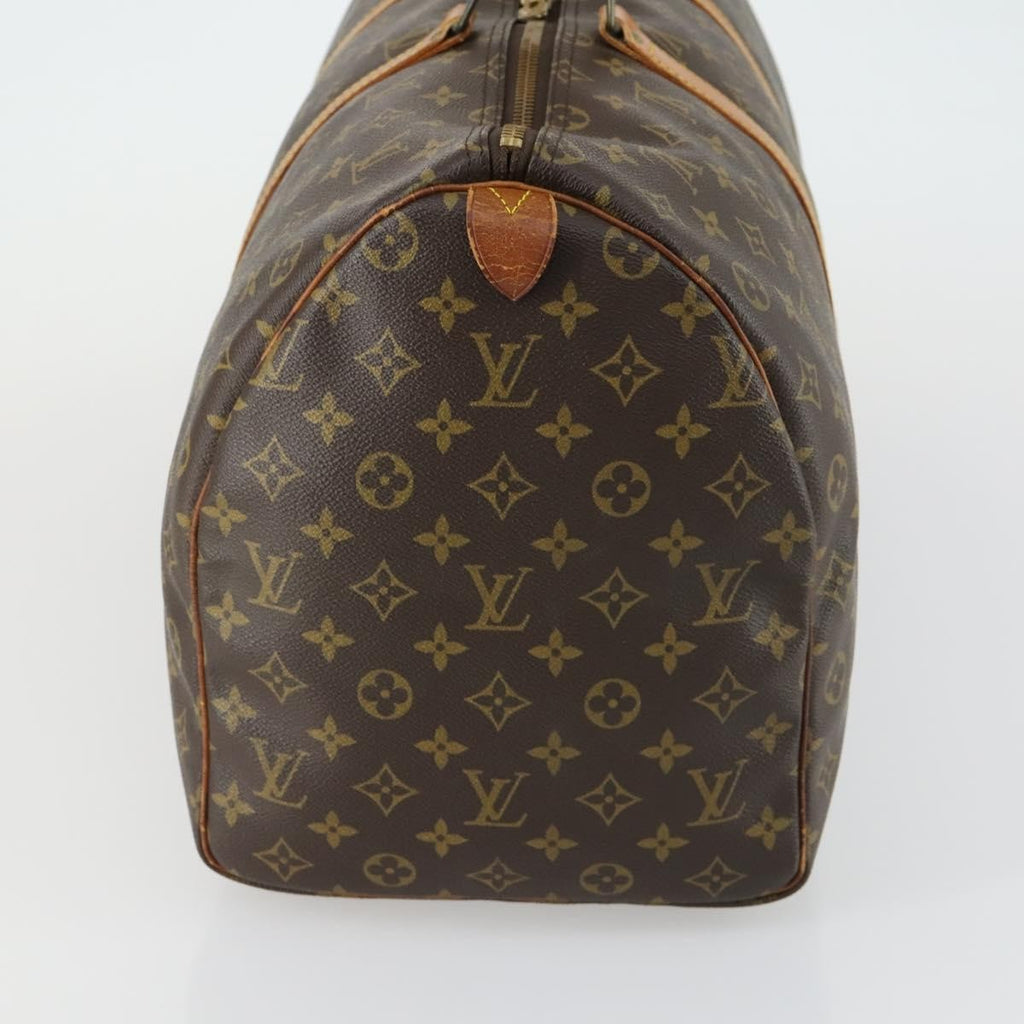 Louis Vuitton Keepall Bag Monogram Canvas Brown Canvas Travel Bag
