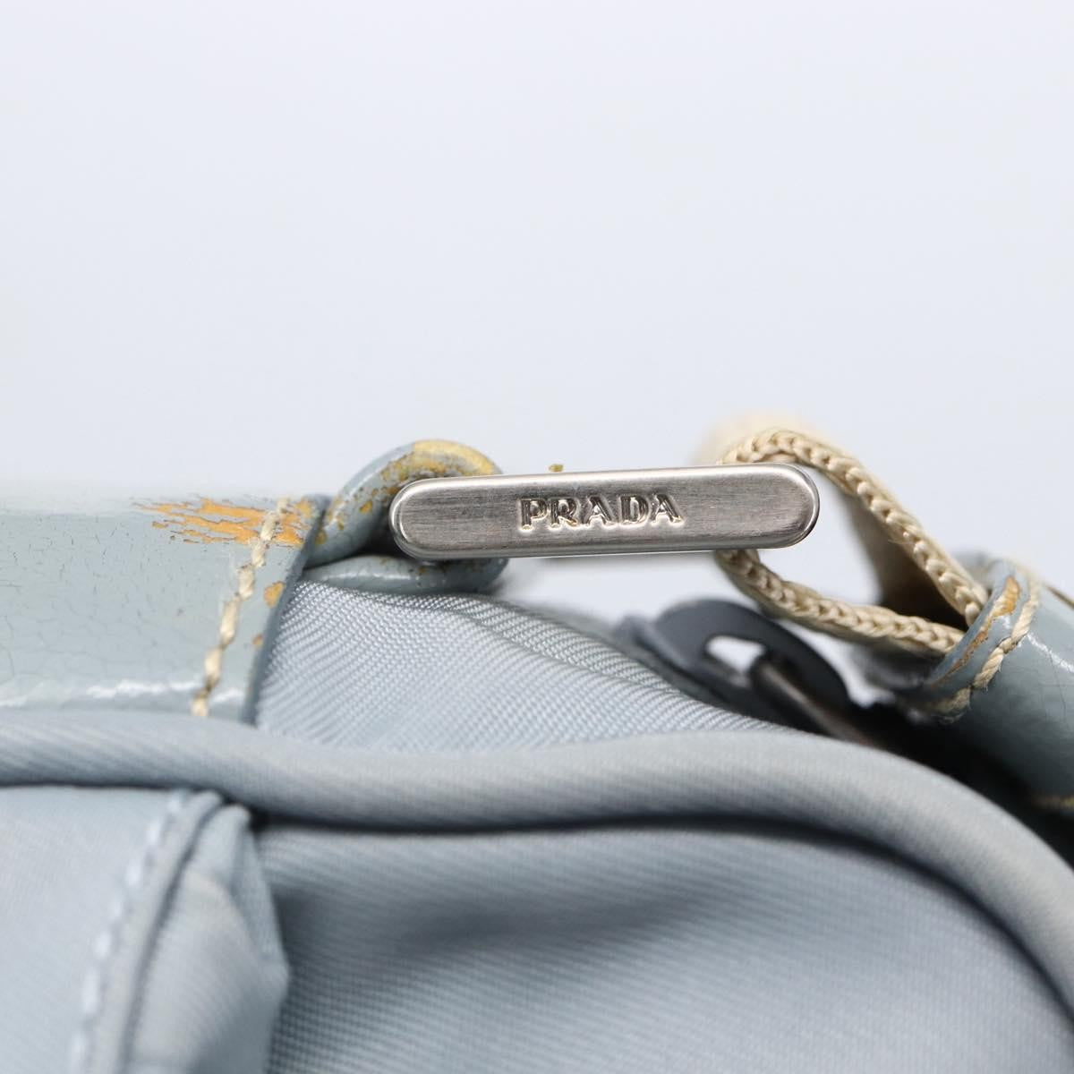 Prada Front Pocket Camera Bag Tessuto Blue Nylon Shoulder Bag Bag