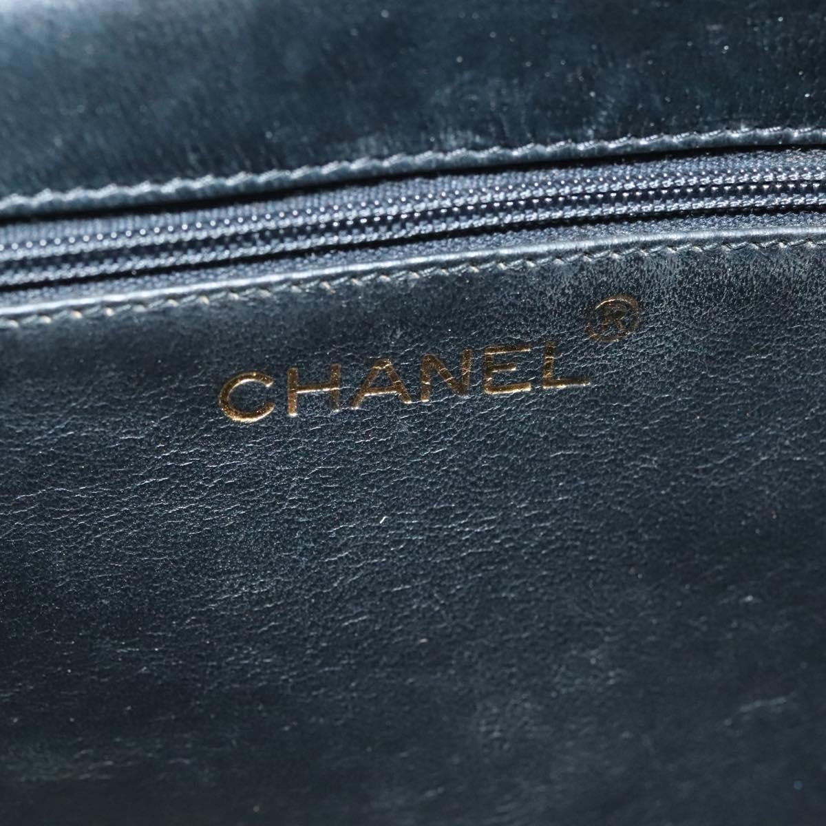 Chanel Cc Envelope Flap Crossbody Patent Leather Black Patent_Leather Clutche & Pouche Bag