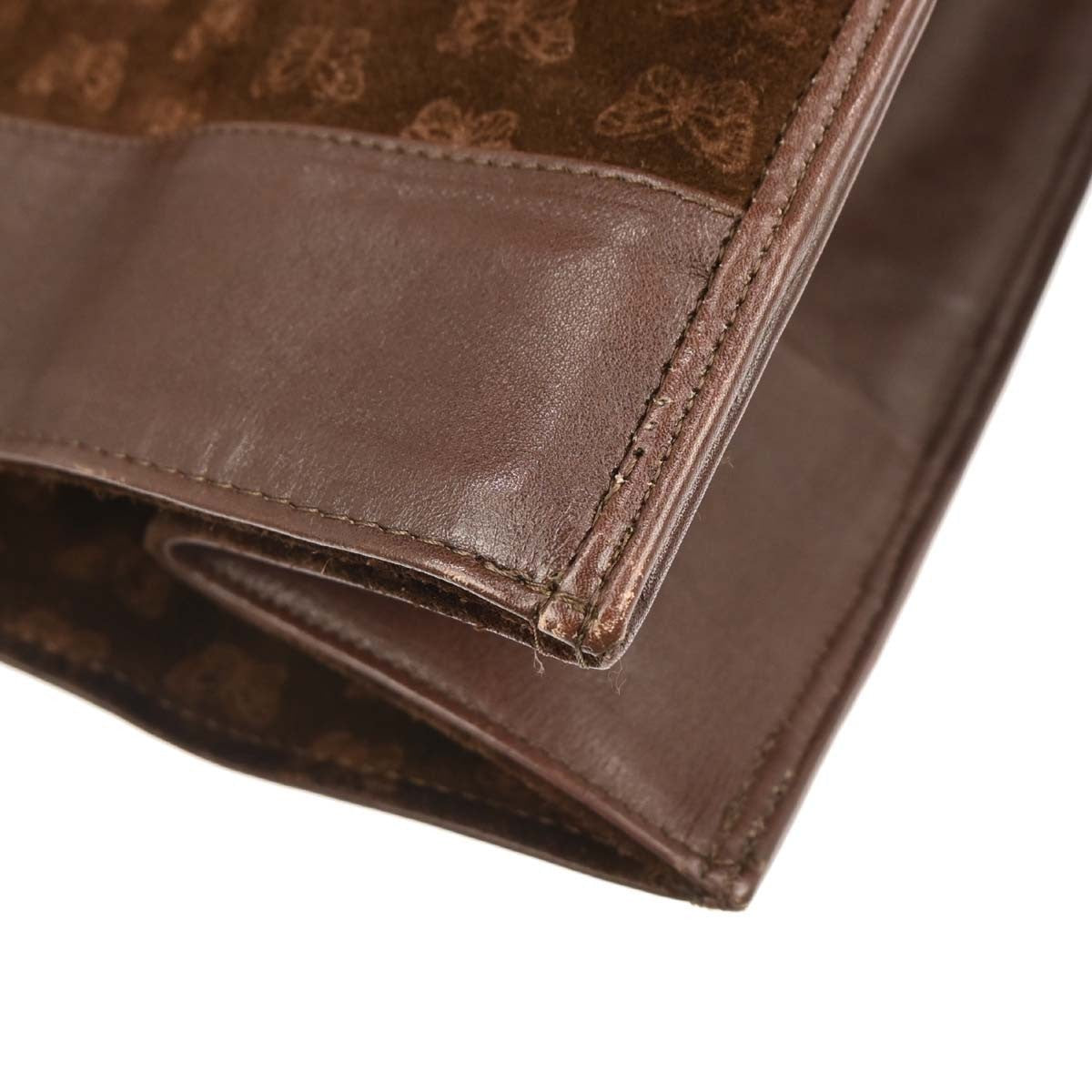 Bottega Veneta Butterfly Handle Tote Suede Brown Suede Tote Bag Bag