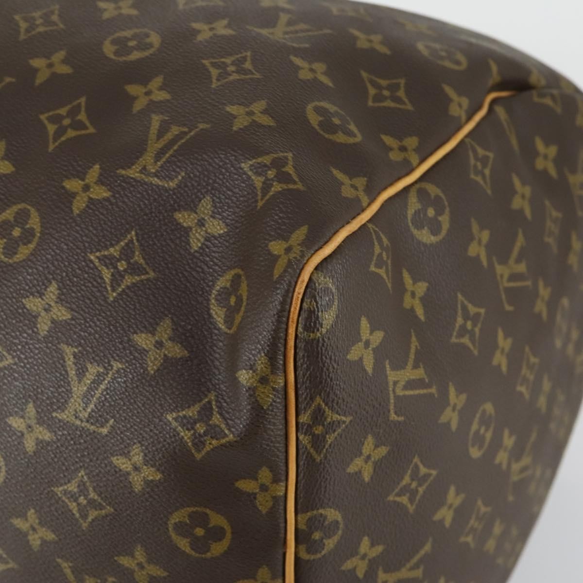 Louis Vuitton Keepall Bag Monogram Canvas Brown Canvas Travel Bag