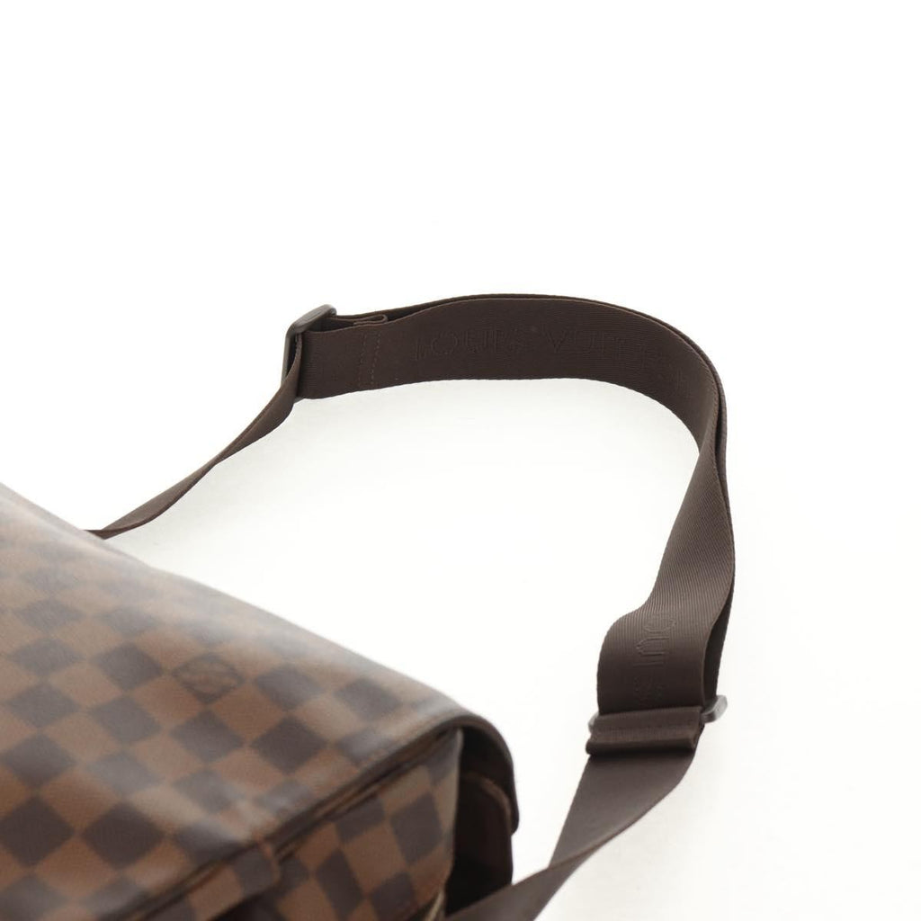 Louis Vuitton Naviglio Handbag Damier Brown Canvas Shoulder Bag