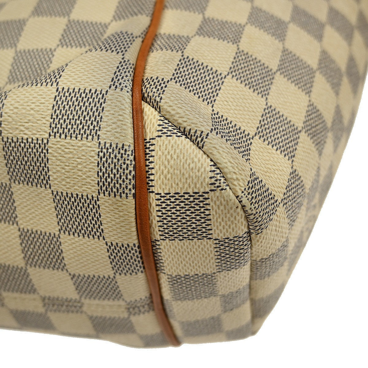 Louis Vuitton Totally Handbag Damier White Canvas Tote Bag