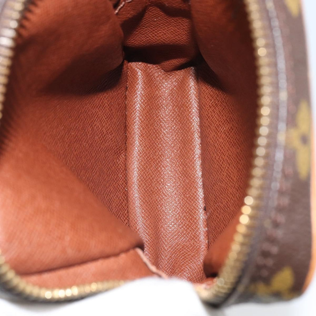 Louis Vuitton Danube Handbag Monogram Canvas Brown Canvas Shoulder Bag