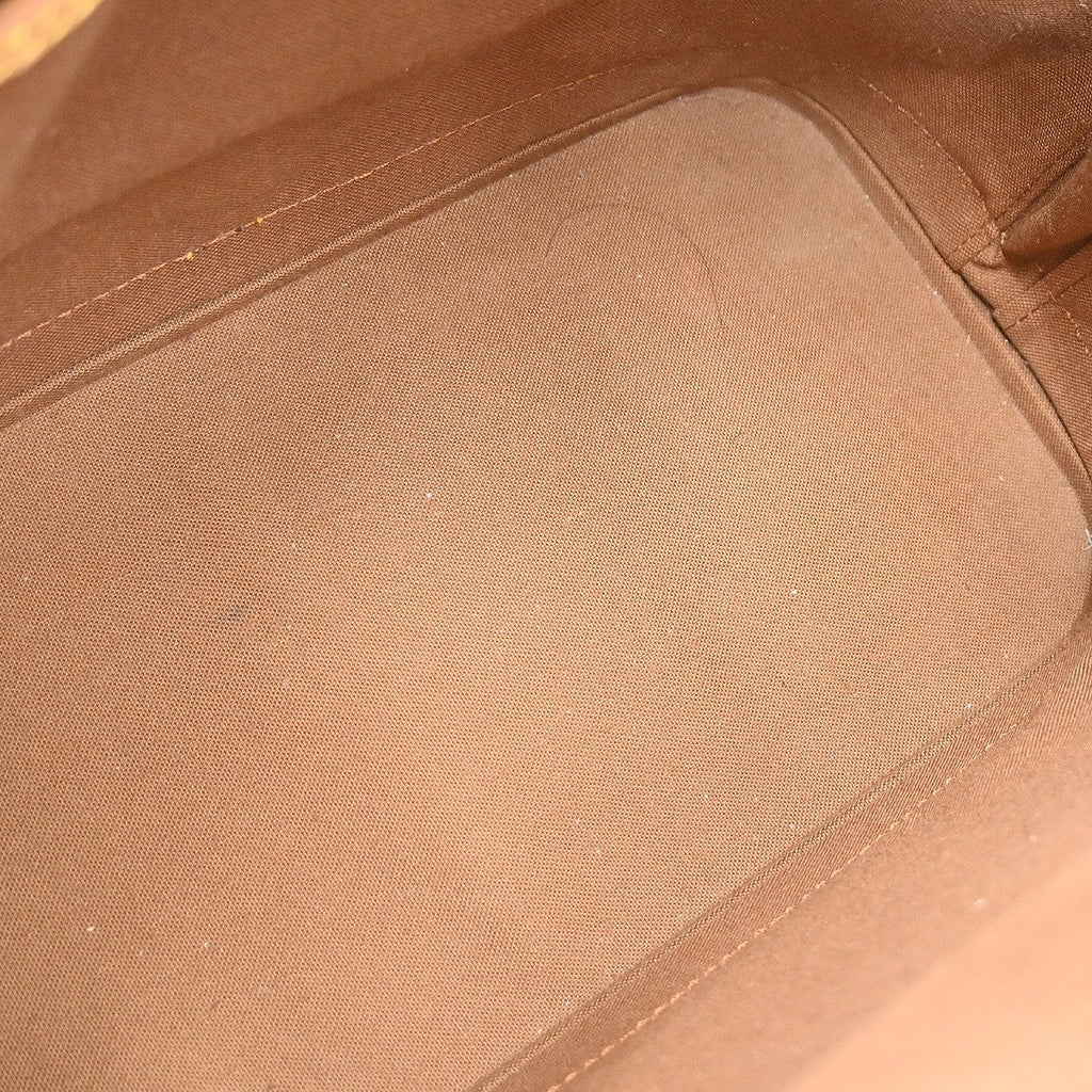 Louis Vuitton Alma Handbag Monogram Canvas Brown Canvas Handbag