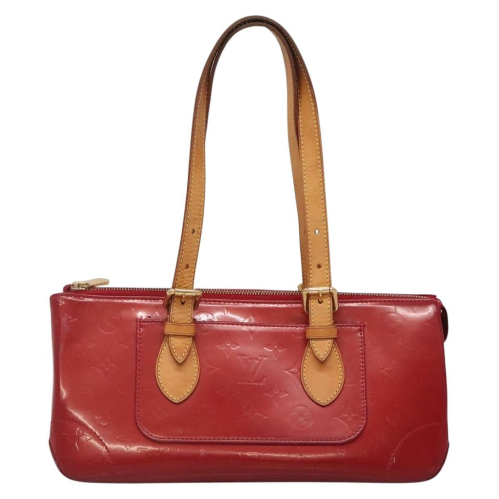 Louis Vuitton Rosewood Avenue Handbag Monogram Vernis Red Patent_Leather Handbag