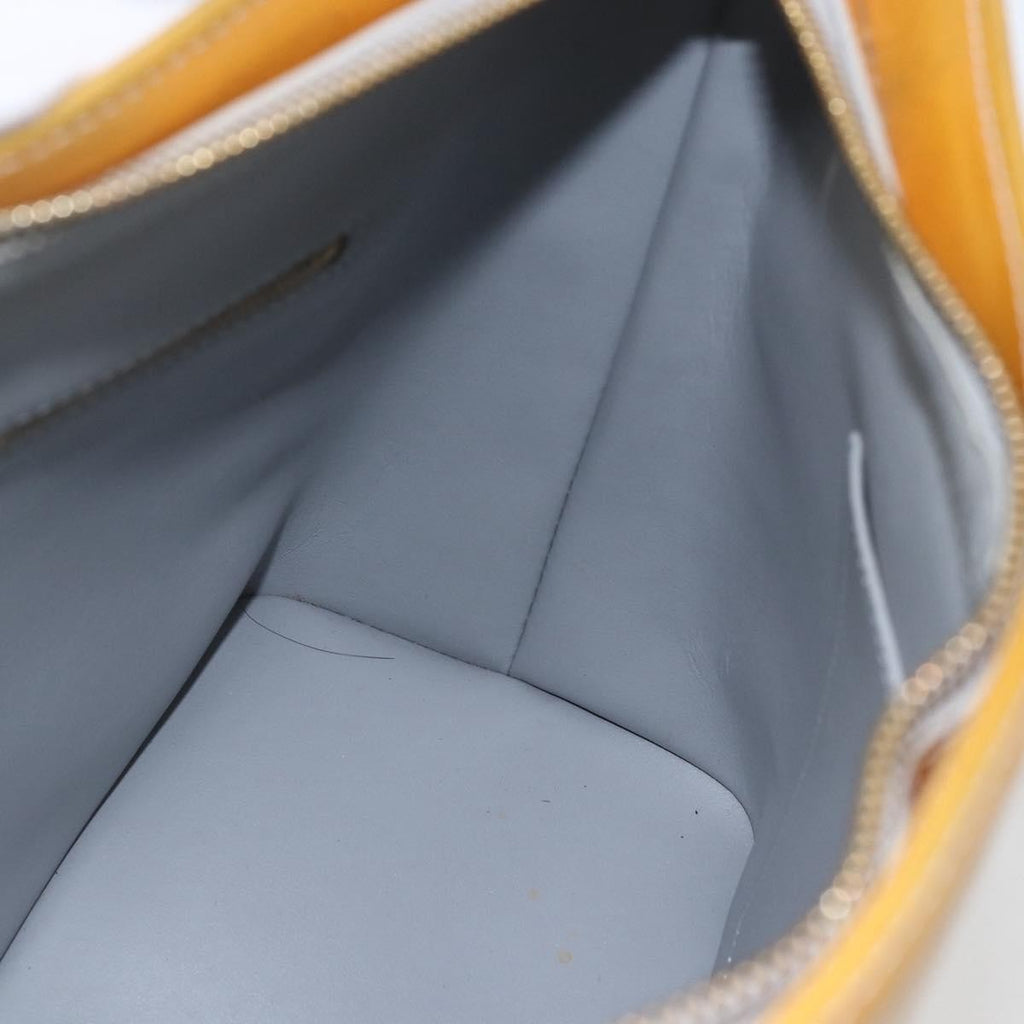 Louis Vuitton Houston Handbag Monogram Vernis Beige Patent_Leather Tote Bag
