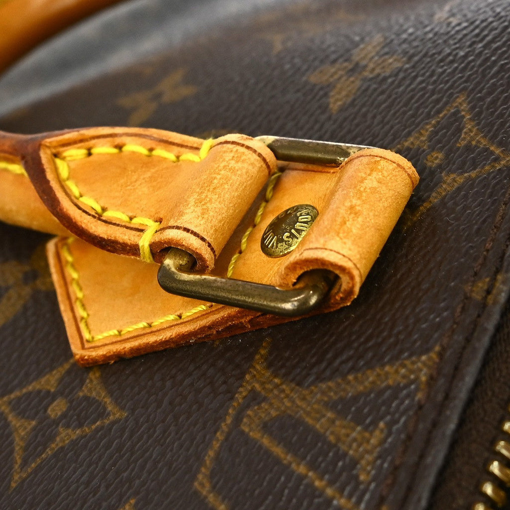 Louis Vuitton Alma Handbag Monogram Canvas Brown Canvas Handbag