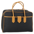 Saint Laurent Vintage Boston Pvc Leather Black Pvc Travel Bag Bag (Pre-Owned)