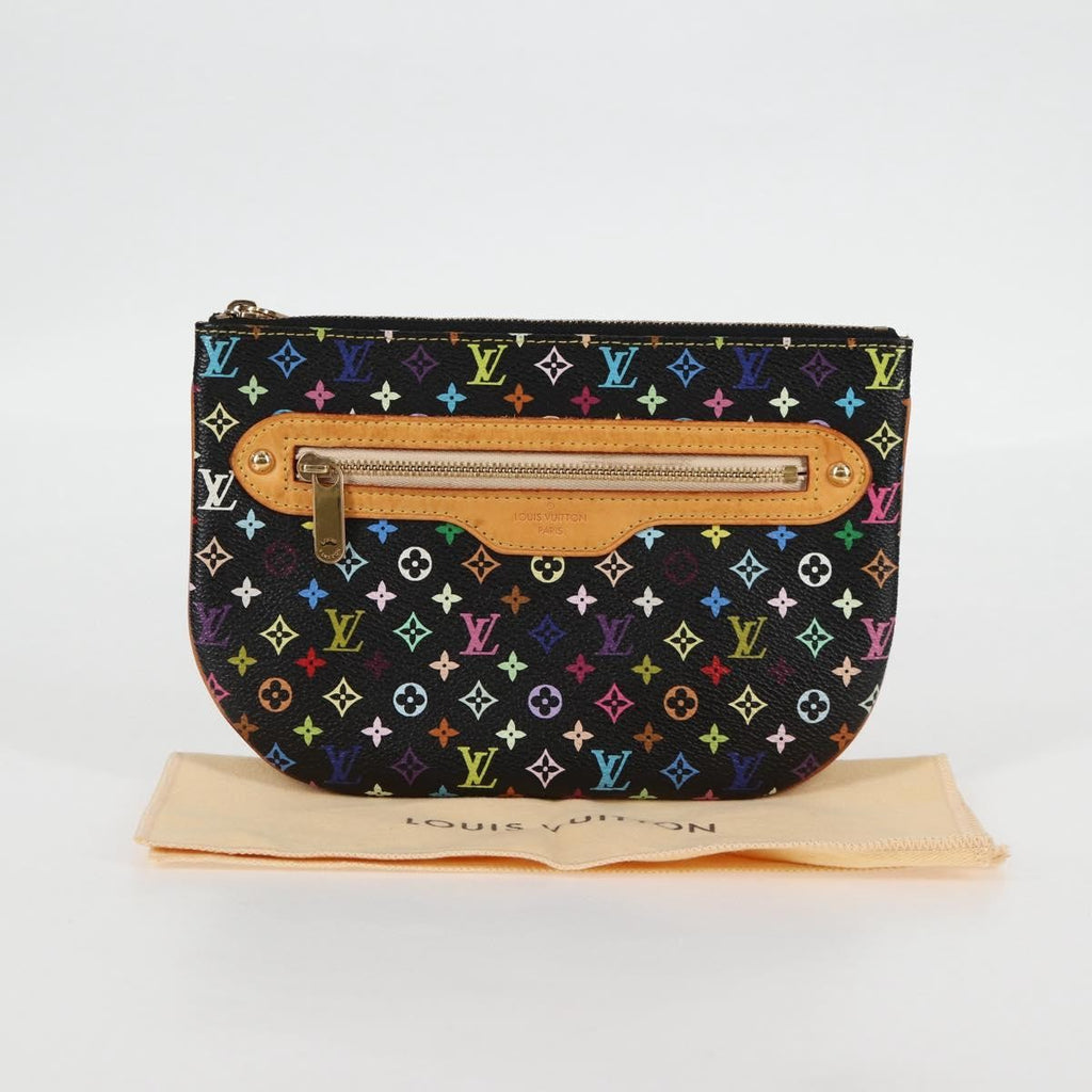 Louis Vuitton Pochette Gm Monogram Multicolor Multicolour Canvas Clutche & Pouche Bag