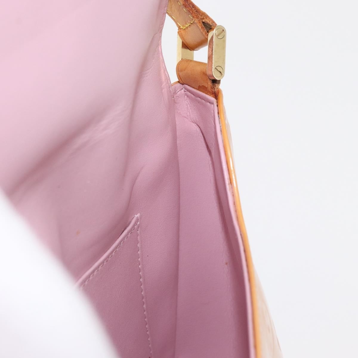 Louis Vuitton Thompson Street Handbag Monogram Vernis Yellow Patent_Leather Shoulder Bag