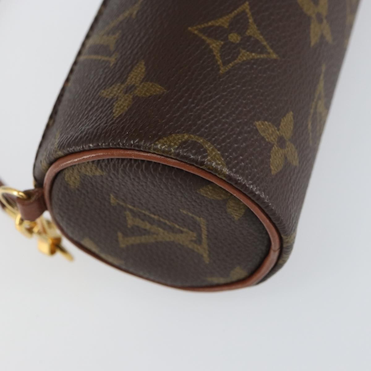 Louis Vuitton Papillon Pochette Monogram Canvas Brown Canvas Clutche & Pouche Bag