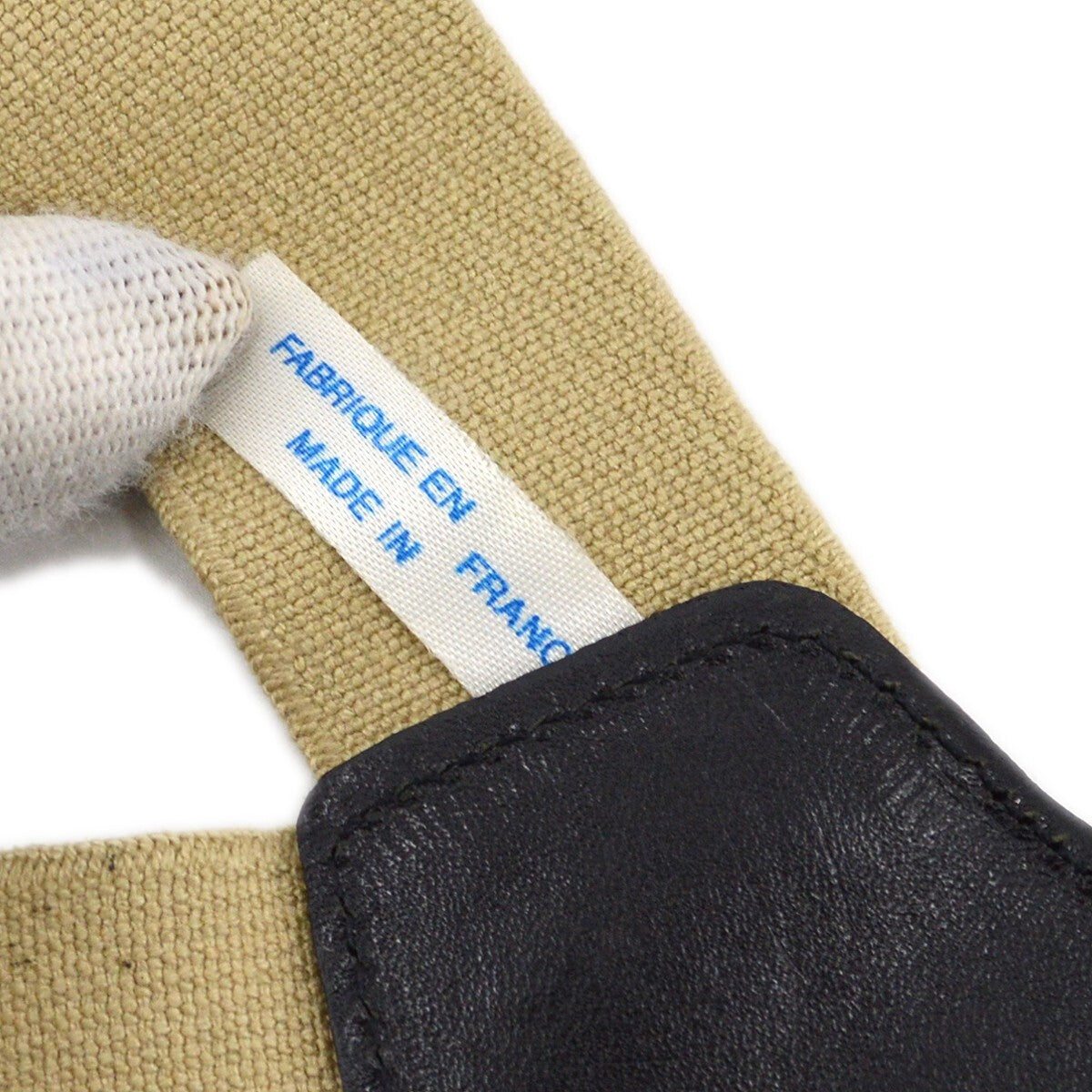 Chanel Logo Suspenders Canvas Beige Canvas Belts Accessory