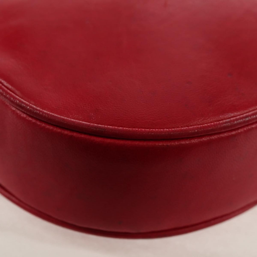 Chanel Vintage Oval Cc Tassel Crossbody Bag Leather Red Leather Shoulder Bag Bag