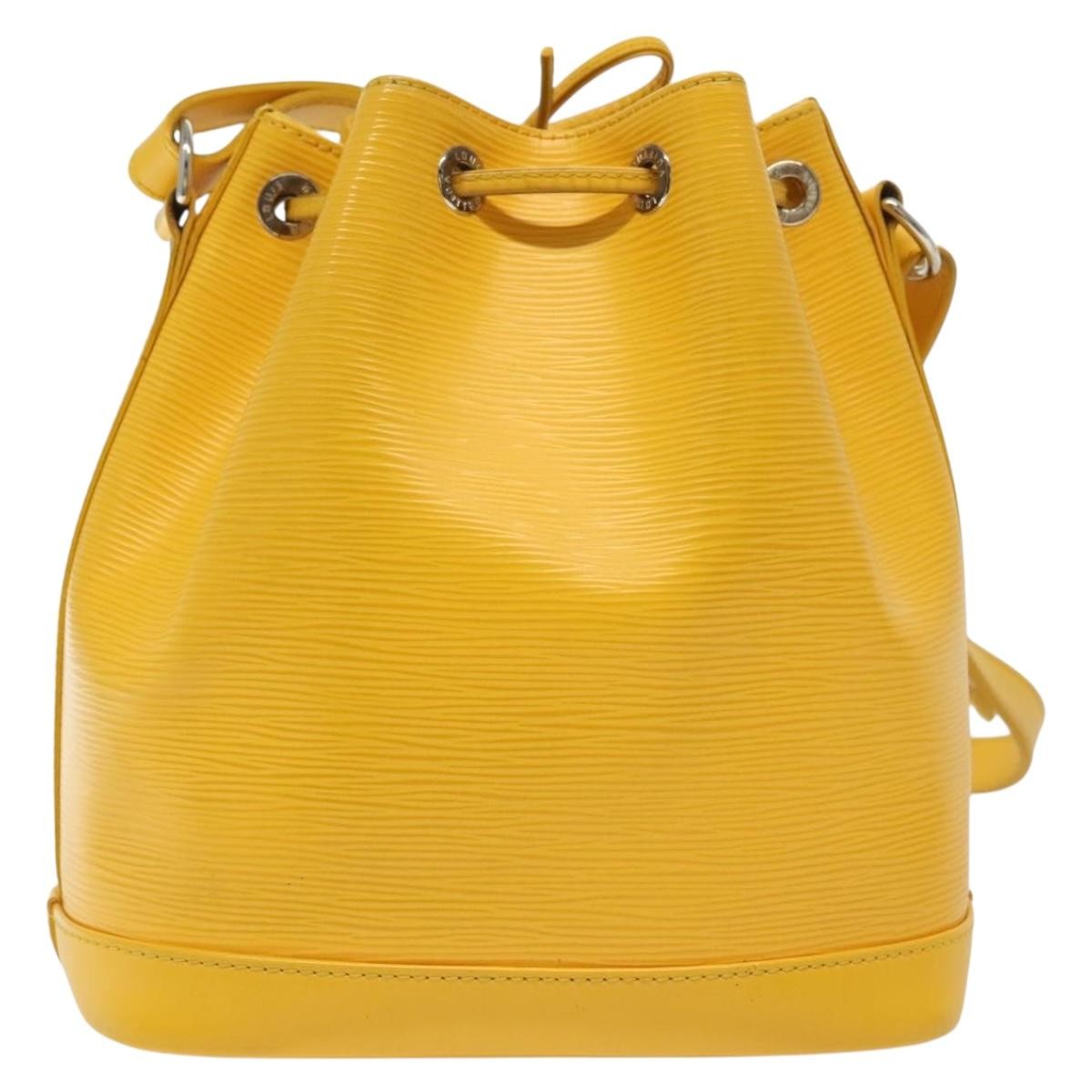 Louis Vuitton Noe Handbag Epi Leather Yellow Leather Bag