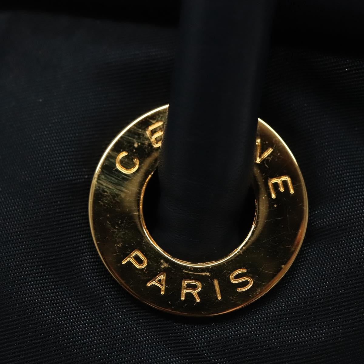 Celine Handbag Nylon Navy Nylon Handbag