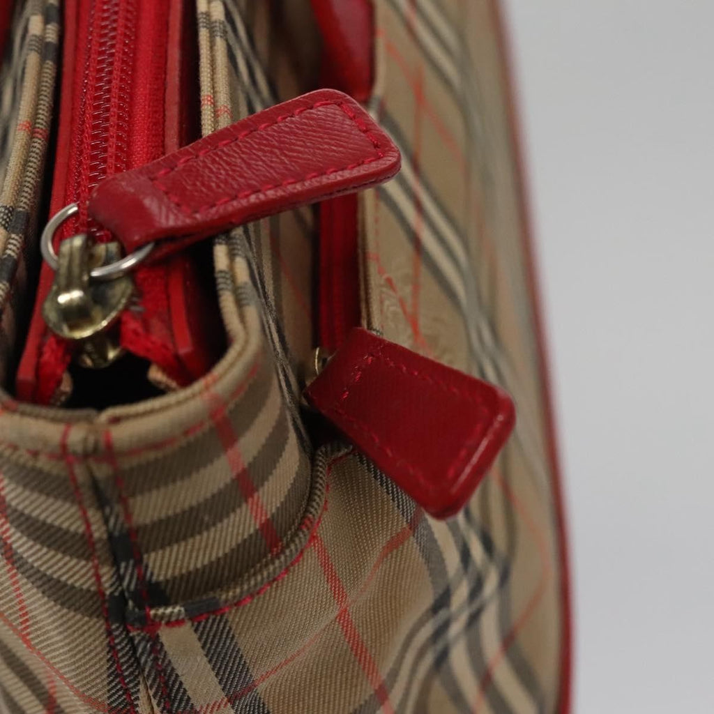Burberry Nova Check Handbag Nova Check Canvas And Leather Beige Canvas Handbag