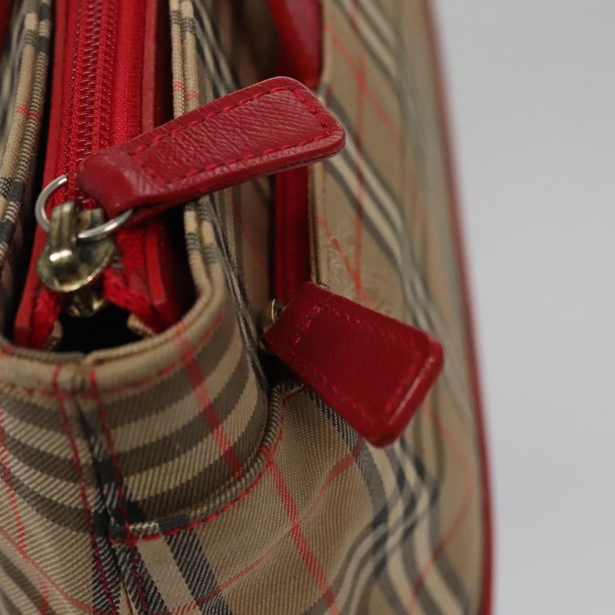 Burberry Nova Check Handbag Nova Check Canvas And Leather Beige Canvas Handbag