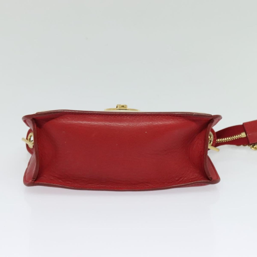 Celine Shoulder Bag Leather Red Leather Shoulder Bag Bag