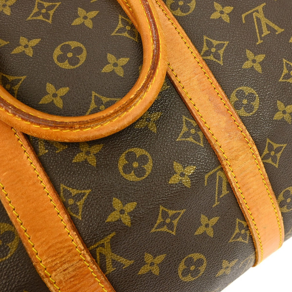 Louis Vuitton Keepall Bag Monogram Canvas Brown Canvas Travel Bag
