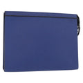 Louis Vuitton Pochette Voyage Taiga Leather Blue Leather Clutche & Pouche Bag