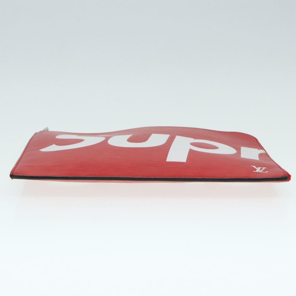 Louis Vuitton Pochette Jour Limited Edition Supreme Epi Leather Red Leather Clutche & Pouche Bag