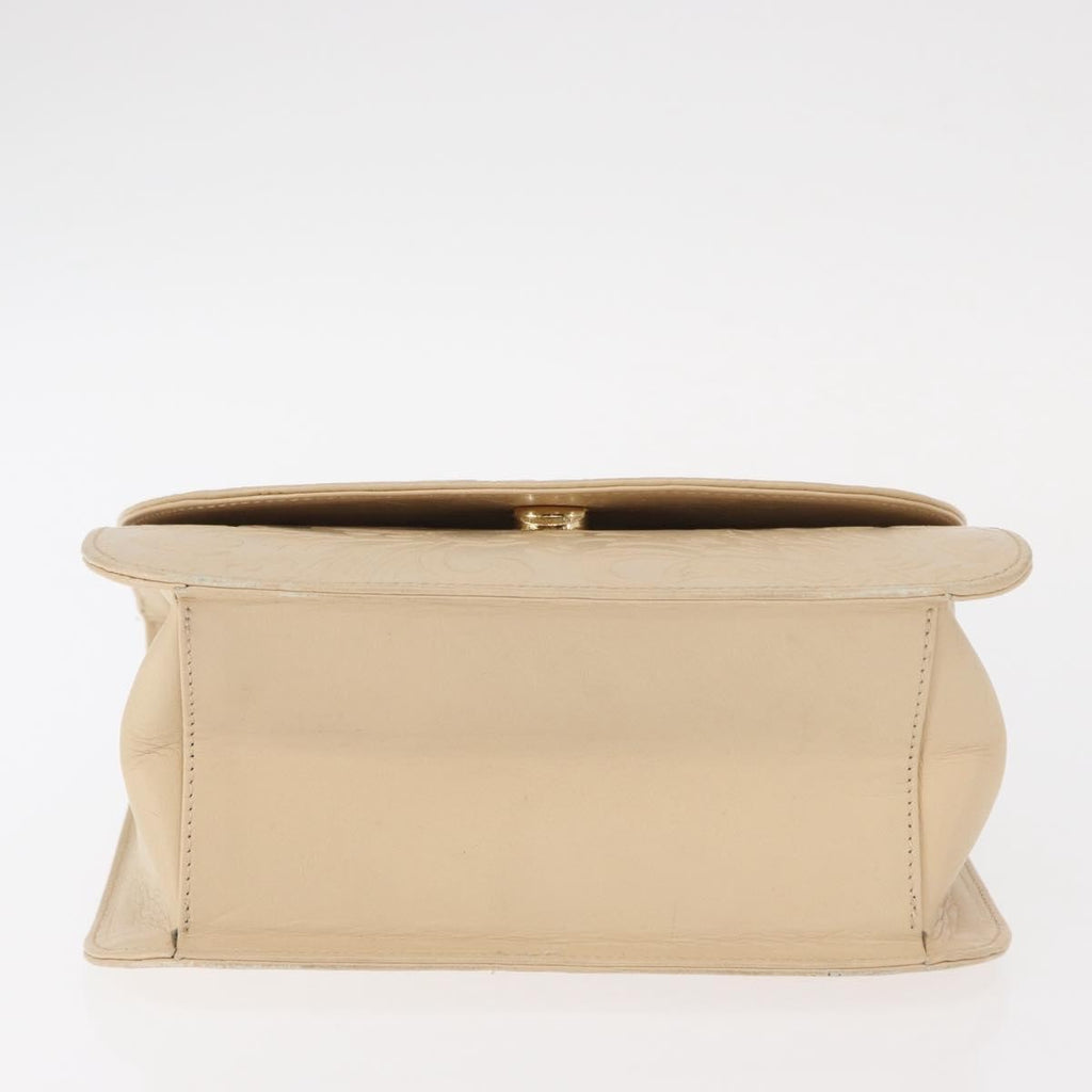 Balenciaga Vintage Handbag Leather Beige Leather Hand