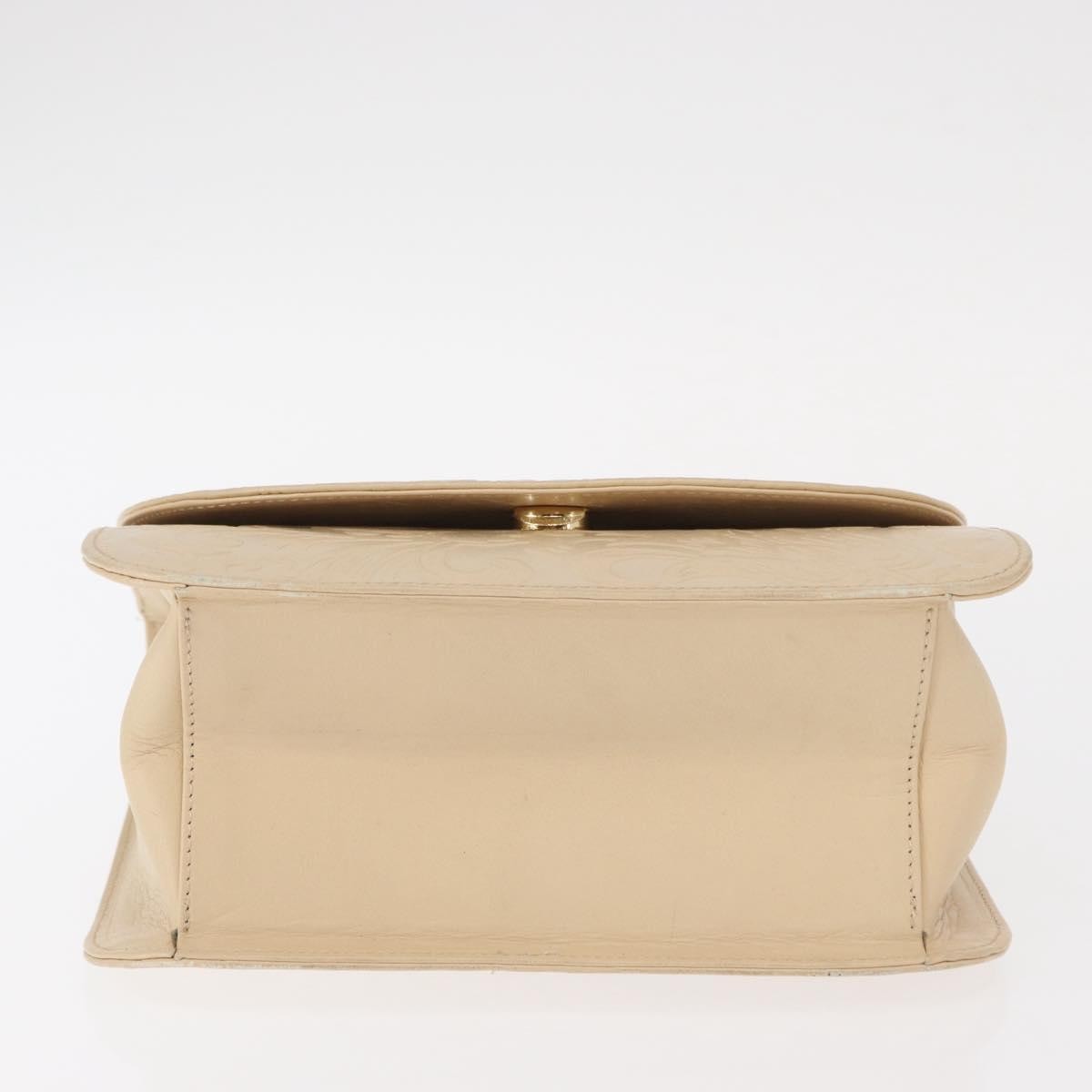 Balenciaga Vintage Handbag Leather Beige Leather Hand