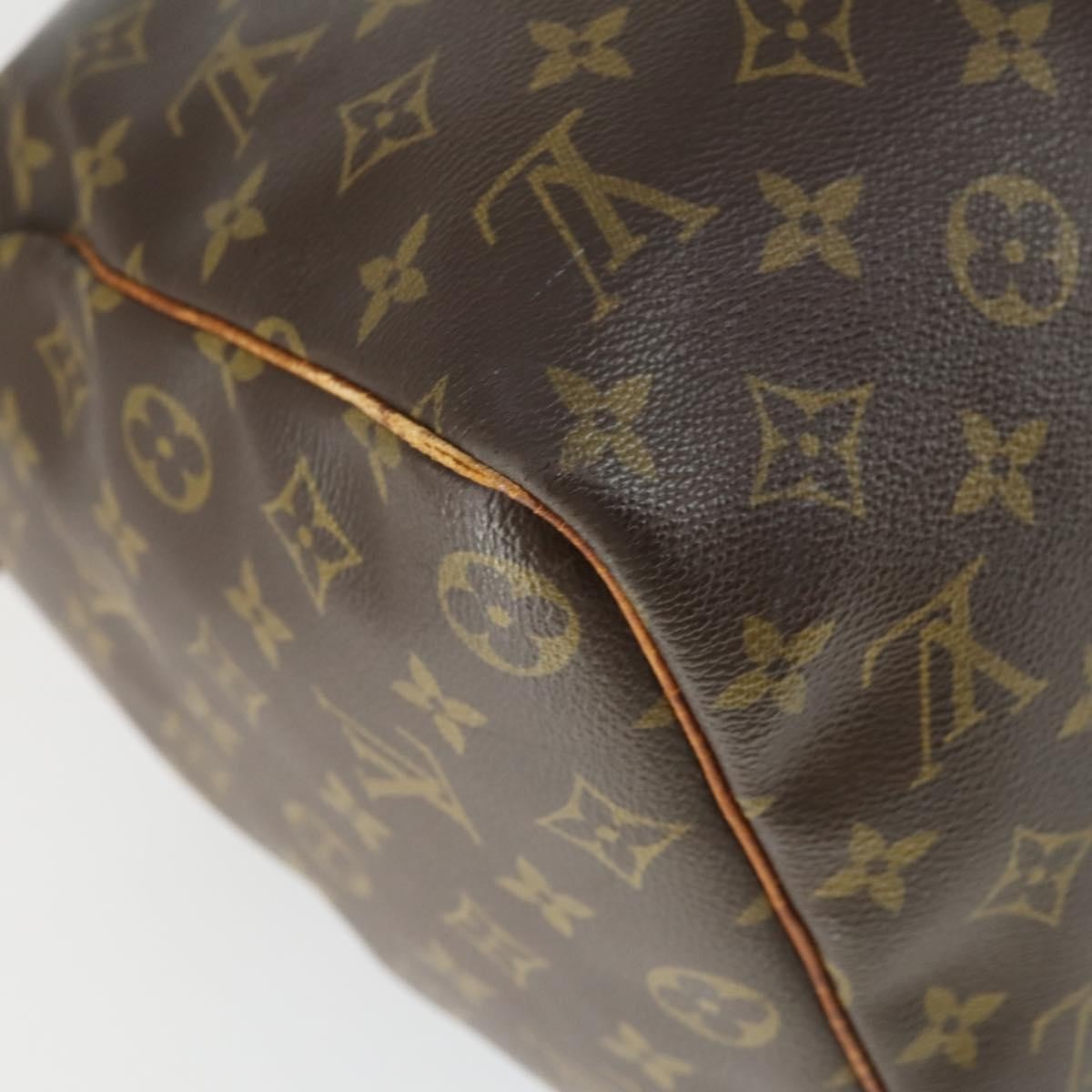 Louis Vuitton Keepall Bag Monogram Canvas Brown Canvas Travel Bag