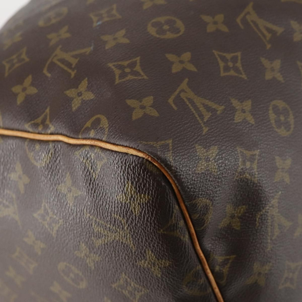Louis Vuitton Keepall Bag Monogram Canvas Brown Canvas Travel Bag