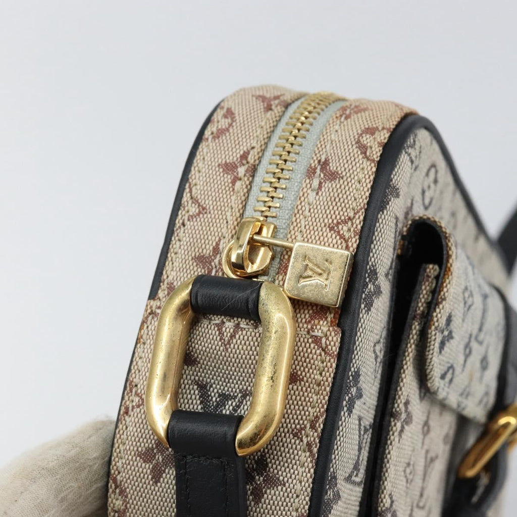 Louis Vuitton Juliette Crossbody Bag Mini Lin Blue Canvas Shoulder Bag