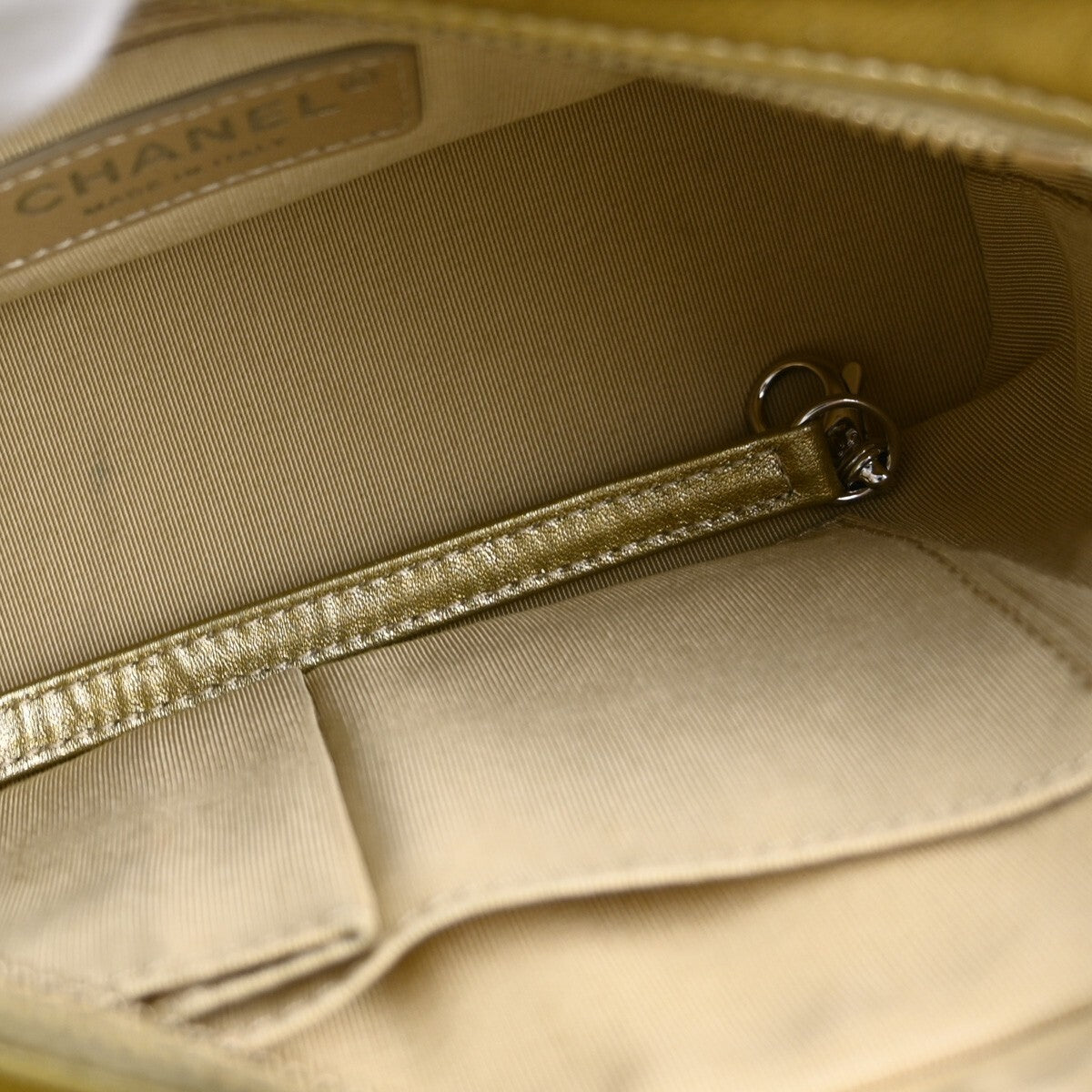 Chanel Gabrielle Hobo Quilted Metallic Aged Calfskin Gold Leather Shoulder Bag Bag